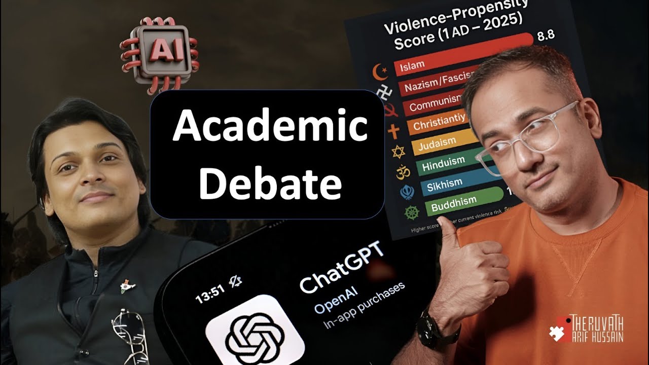 ആരിഫ് ഹുസൈൻ vs രാഹുൽ ഈശ്വർ | Violence Propensity Score - ChatGPT