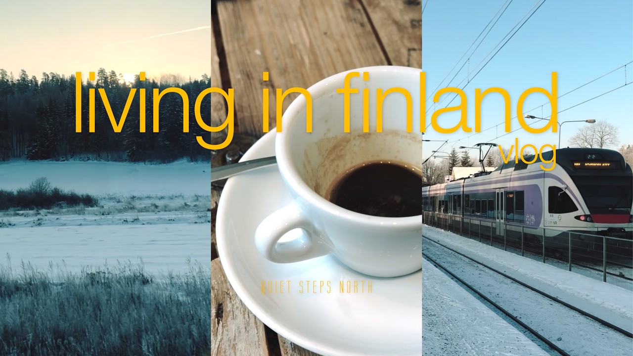 Quiet Steps North #1 — Coffee and the morning train to Helsinki.
