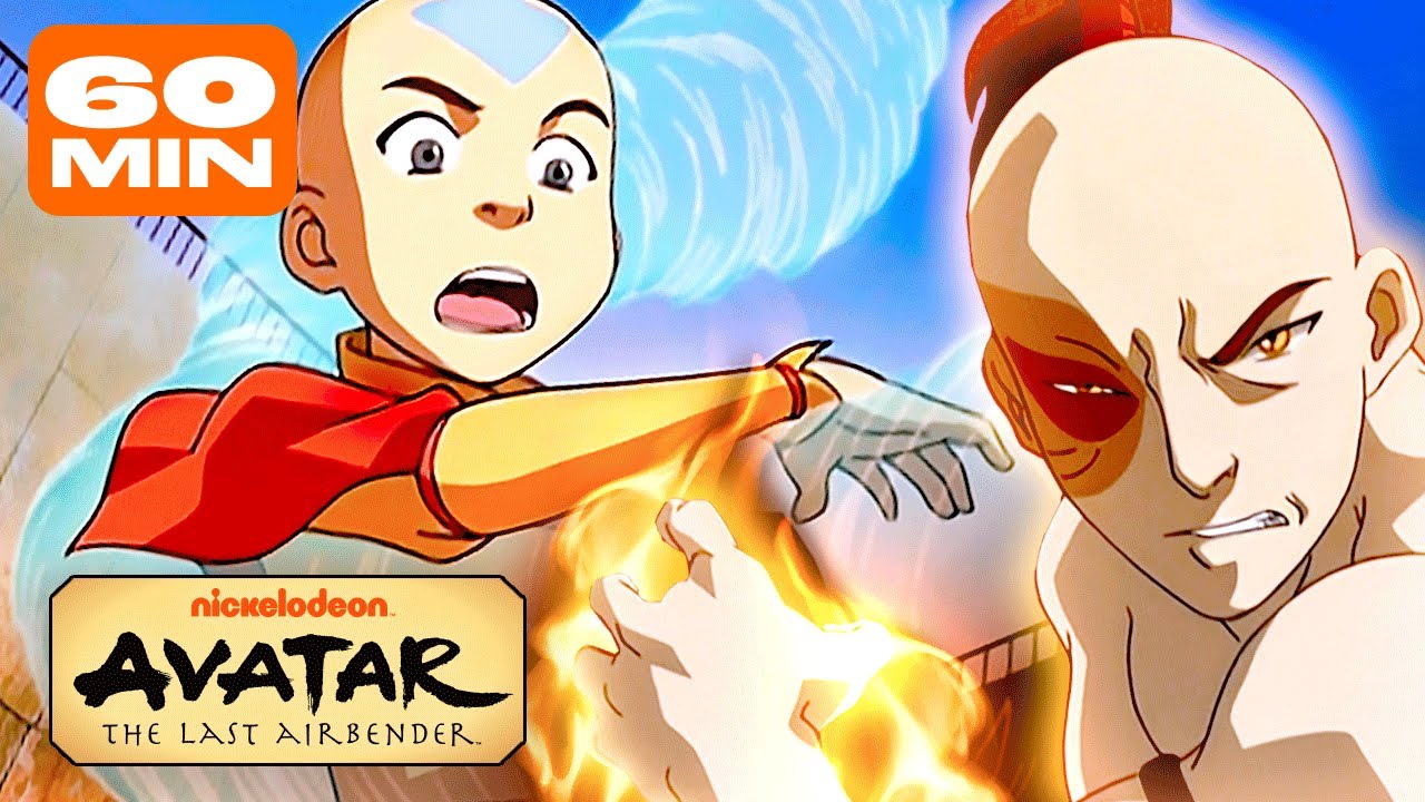 Every Bending Battle From Season 1! w/ Aang, Zuko & Katara | 1 Hour | Avatar: The Last Airbender