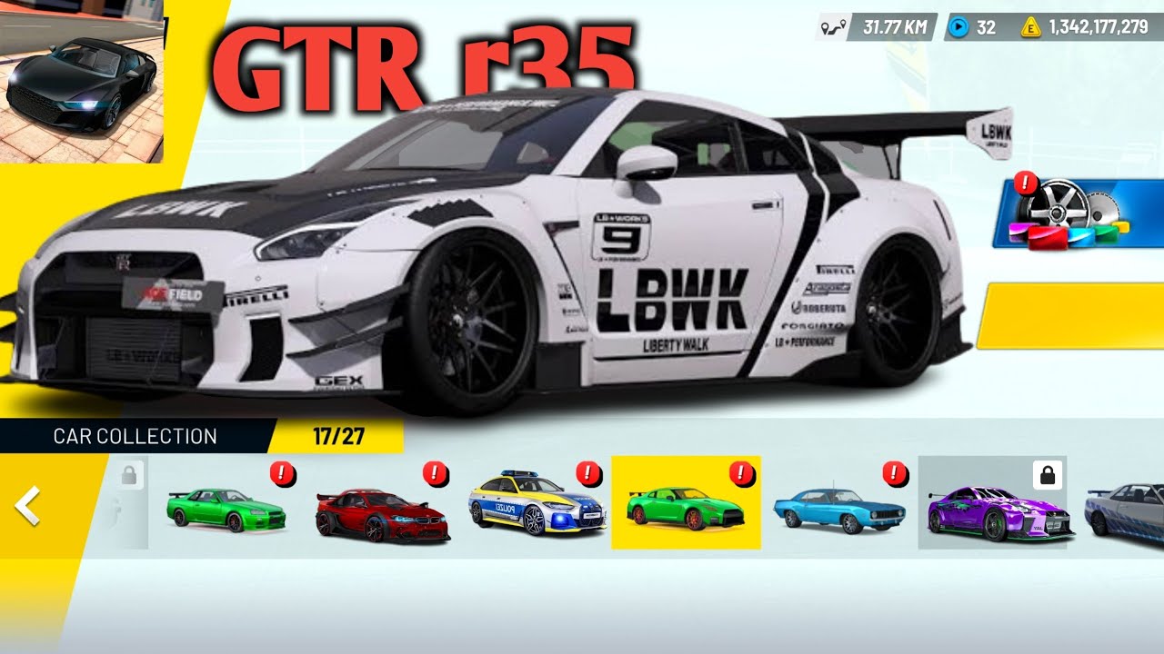 GTR r35 best online races || Extreme Car Driving Simulator || New Race Update!