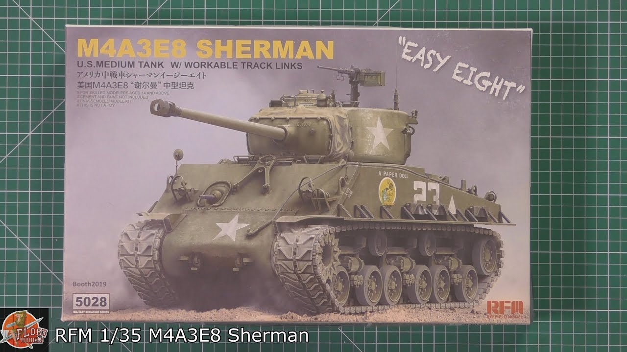 Обзор RFM 1/35 M4A3E8 Sherman