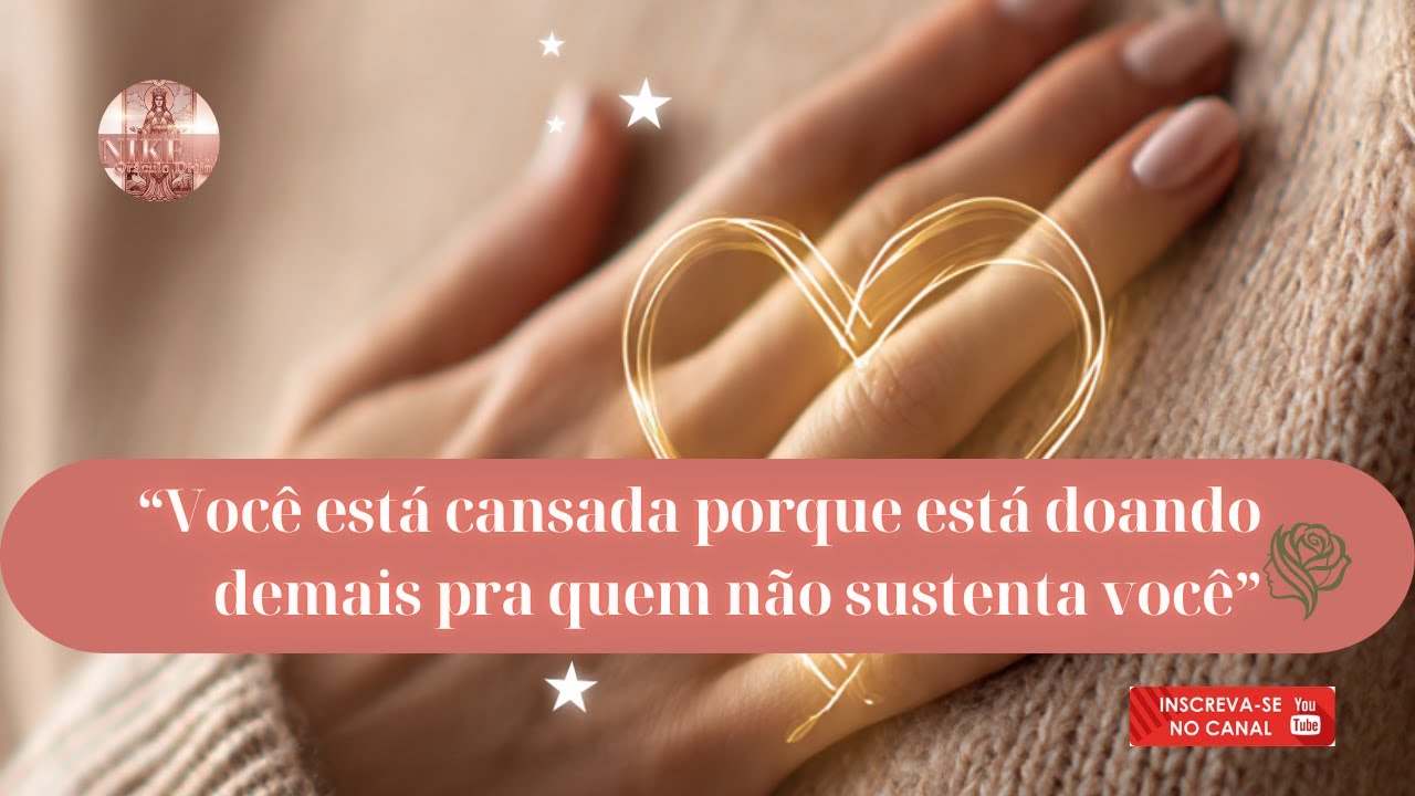 Veja o que o Tarot Revela! Você Não Está Cansada: Está Sustentando Quem Nunca Sustentou Você 🛑 