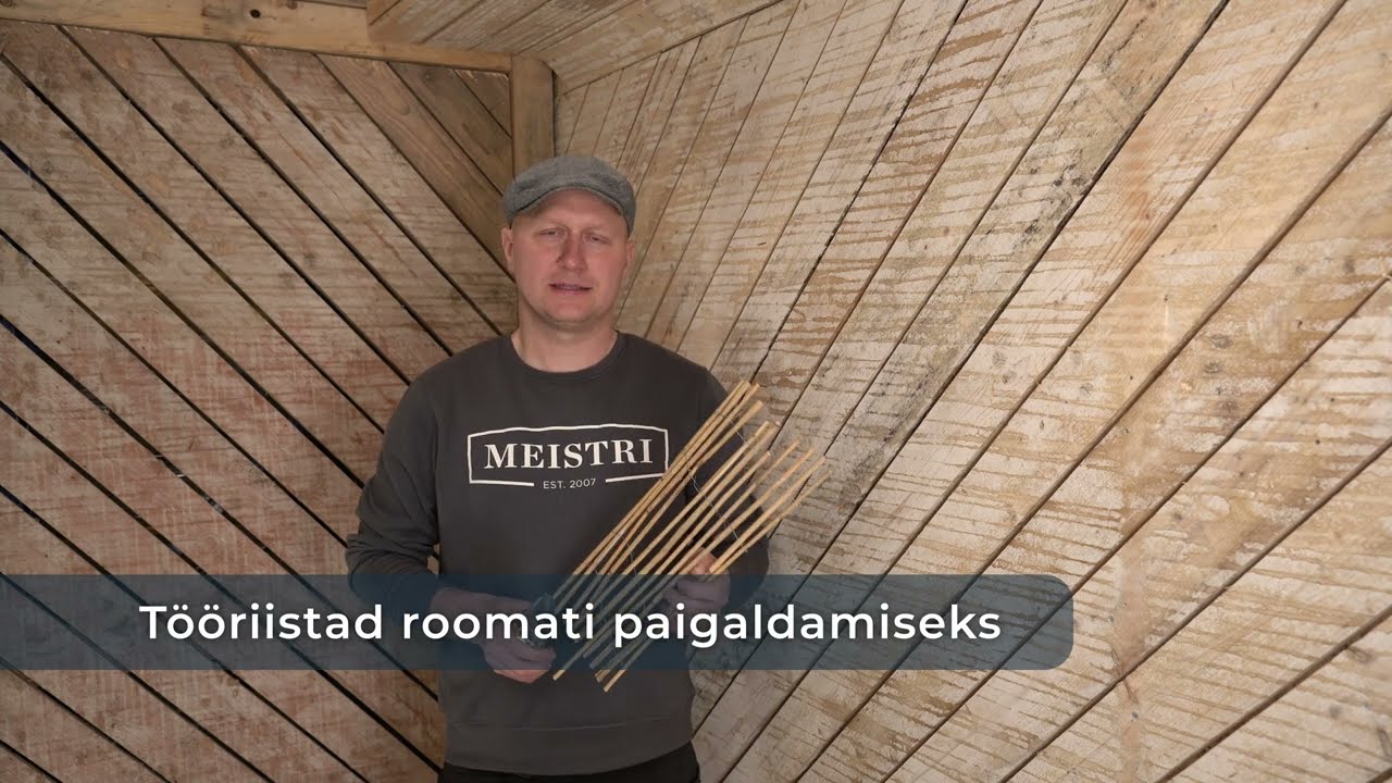 Roomati paigaldamise tööriistad. Kuidas paigaldada roomatti? How to install a reed mat?