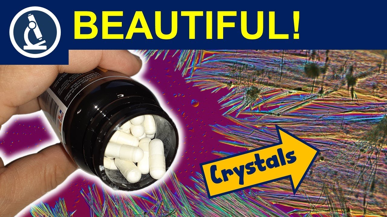 🔬 CAFFEINE under the microscope | How to make Caffeine-crystals for polarized light | 221