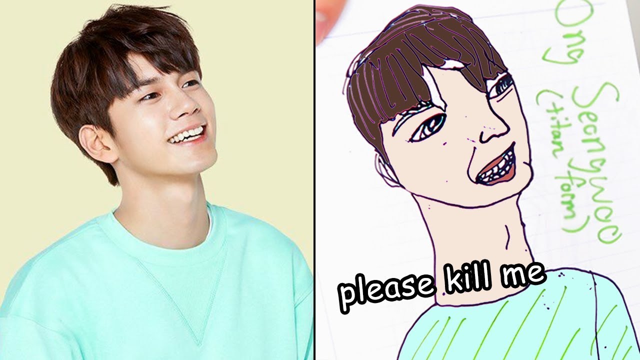 Drawing Kpop Idols by memory *scary*