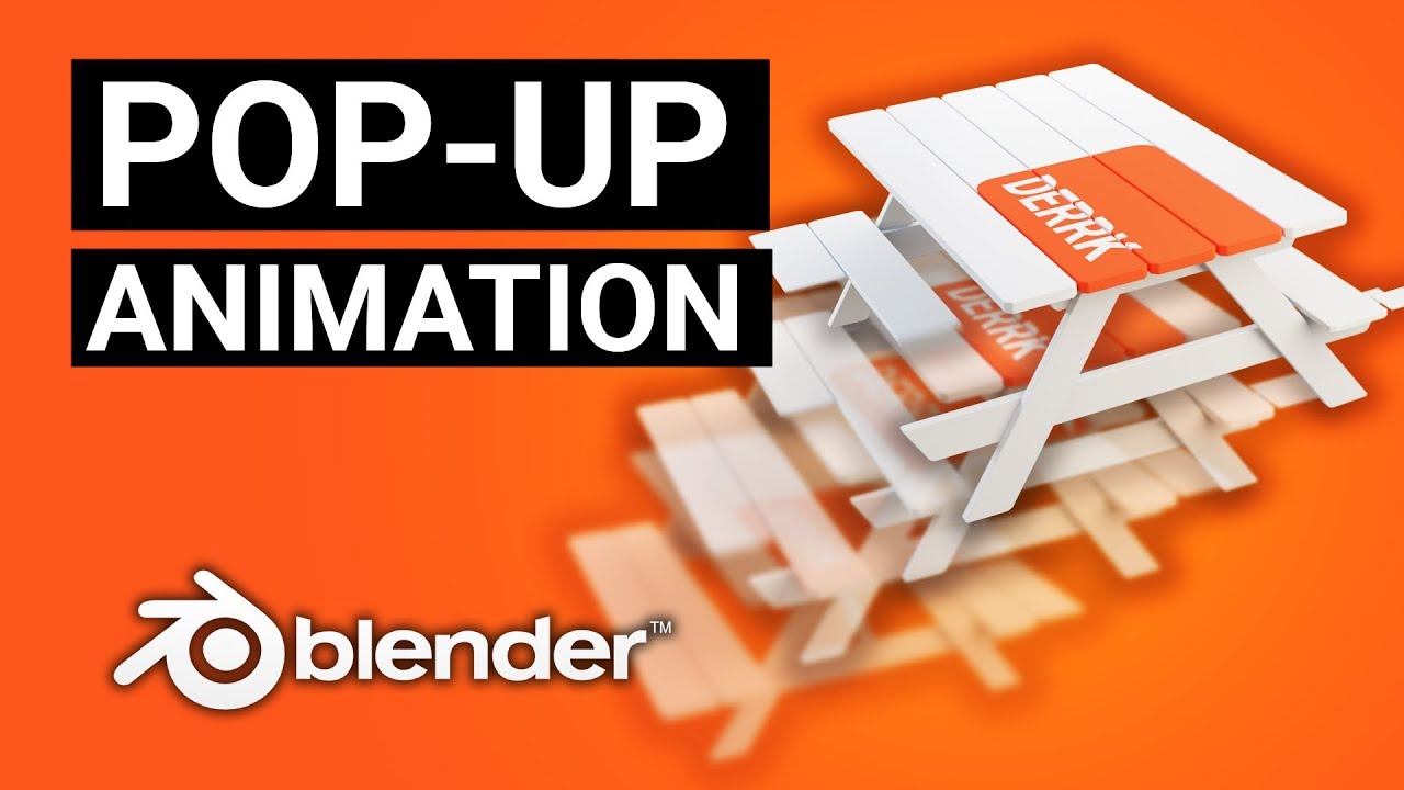 Pop-up Animation in Blender 2.8
