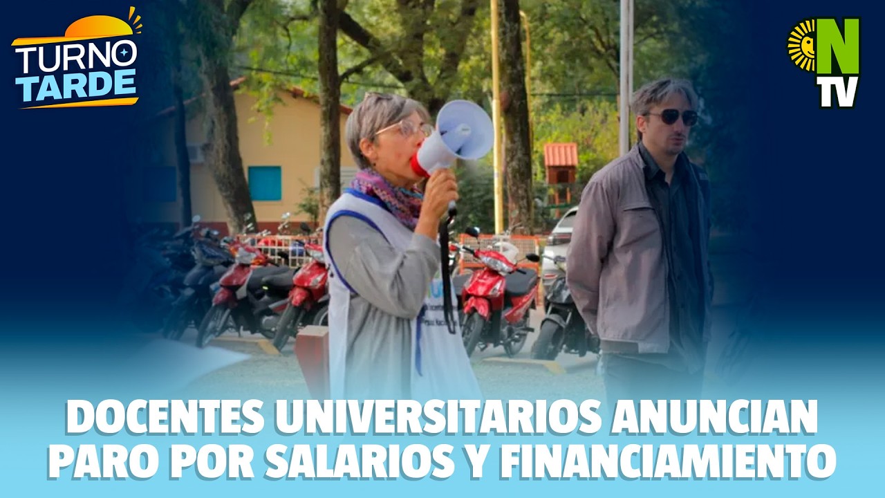 🎓 Docentes universitarios anuncian paro por reclamo salarial y financiamiento