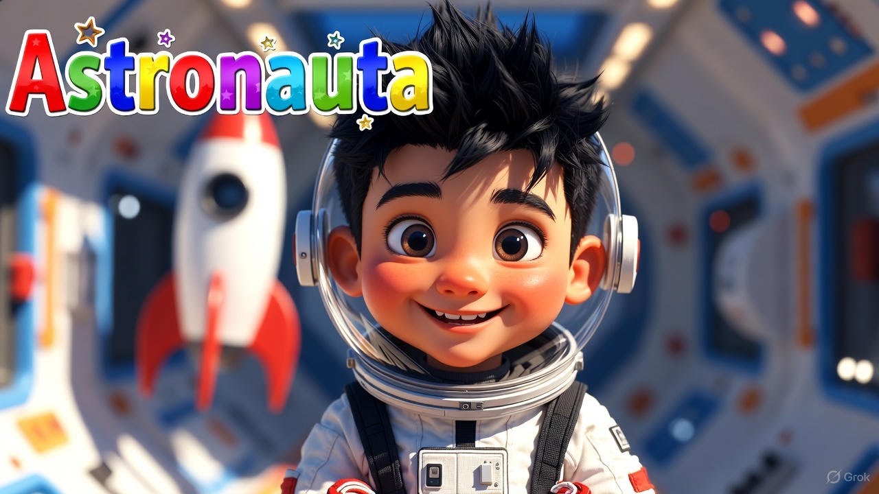 Astronauta 🚀 Vídeo Infantil Educativo | Conhecendo as Profissões | Dia do Astronauta 🌌 Nico Kids