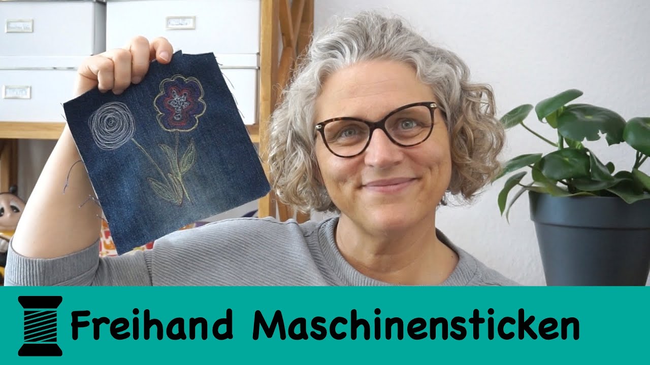 Freihand Maschinensticken