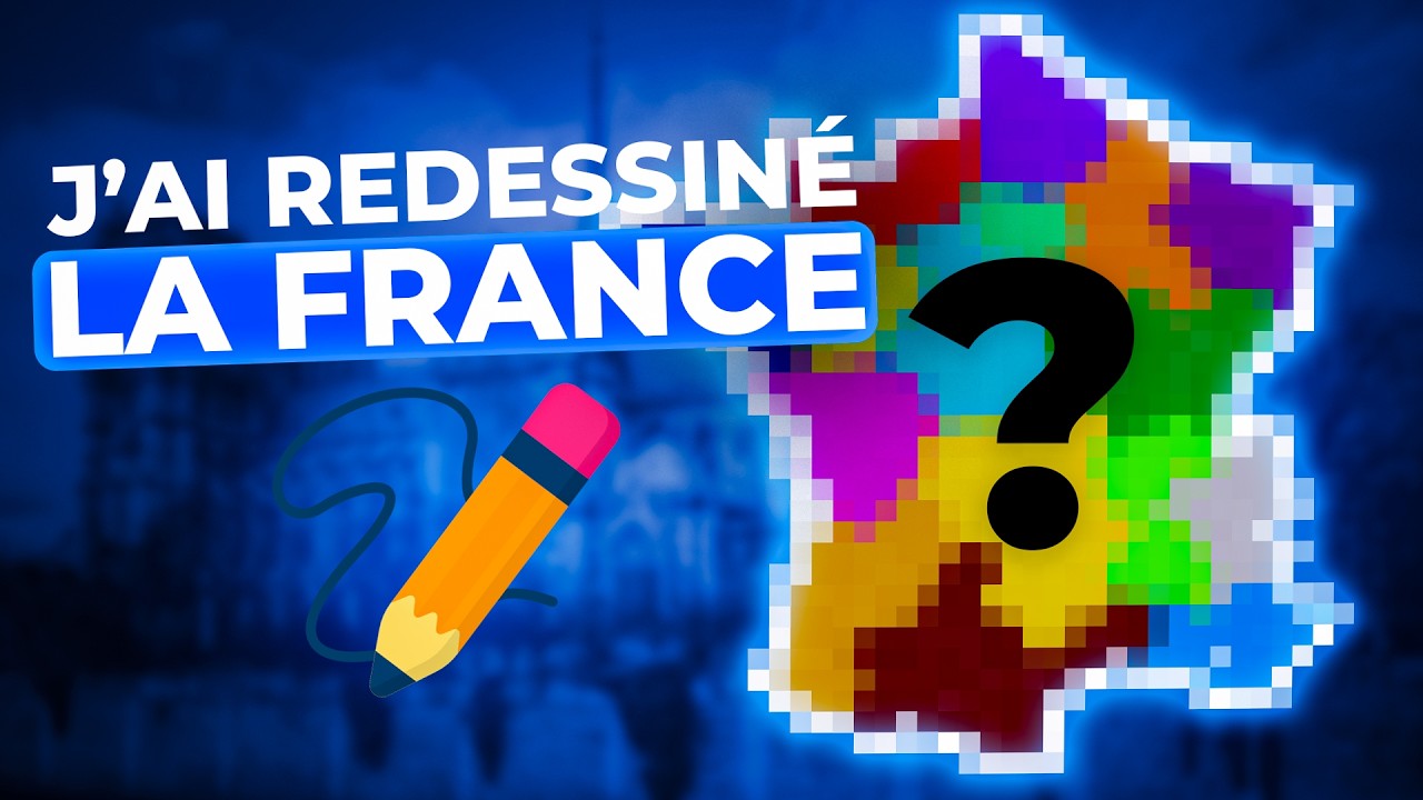 J'ai REDESSINÉ les RÉGIONS et DÉPARTEMENTS français !