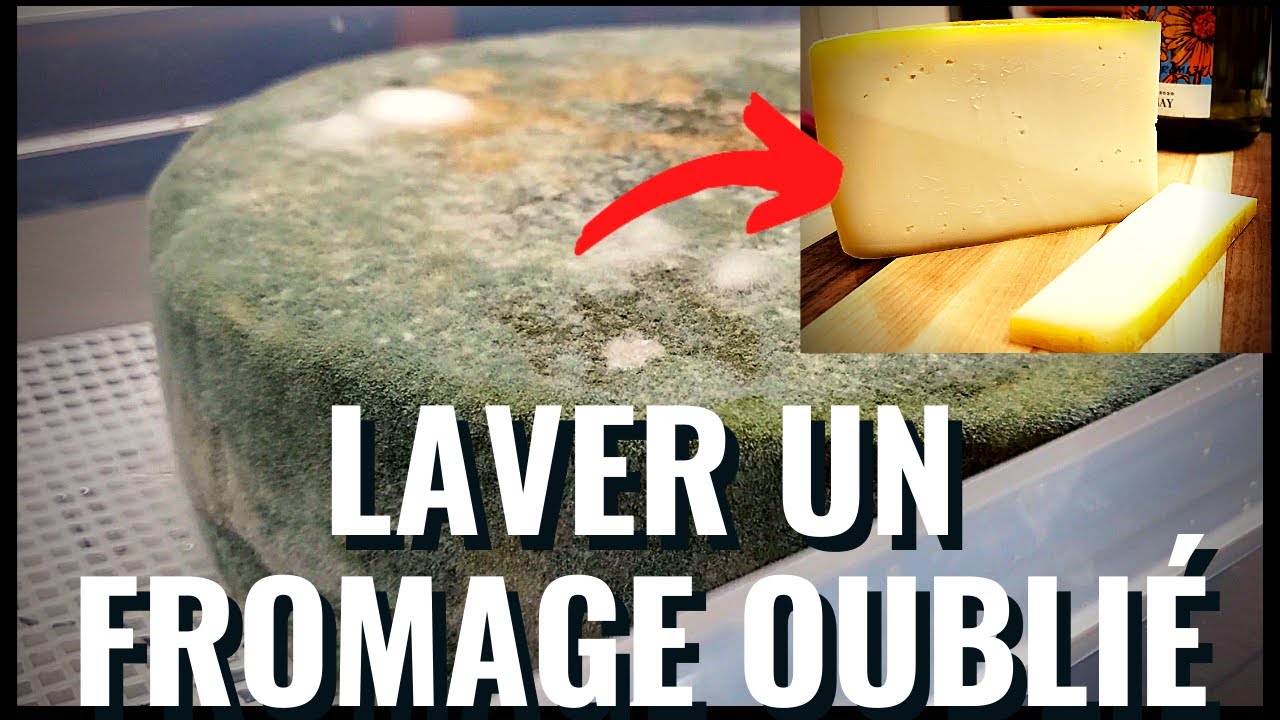 Comment LAVER un fromage n&eacute;glig&eacute; / oubli&eacute; pour nous redonner l'app&eacute;tit en le regardant !