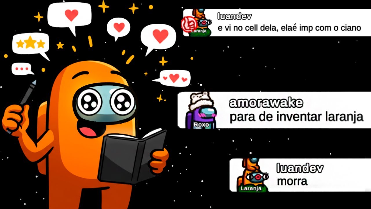 A GRANDE FANFIC DO LARANJA no Among Us