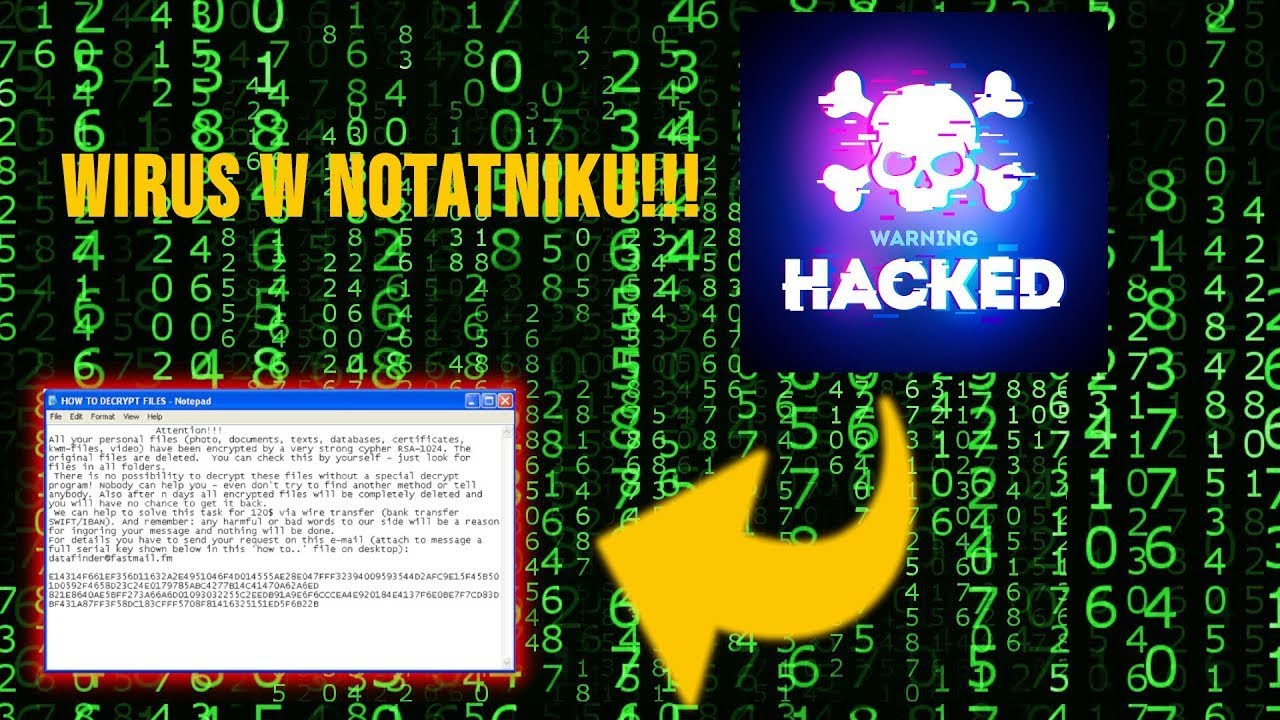 JAK NAPISAĆ ZAWANSOWANEGO TROJANA W NOTATNIKU 3 MINUTY 🤯