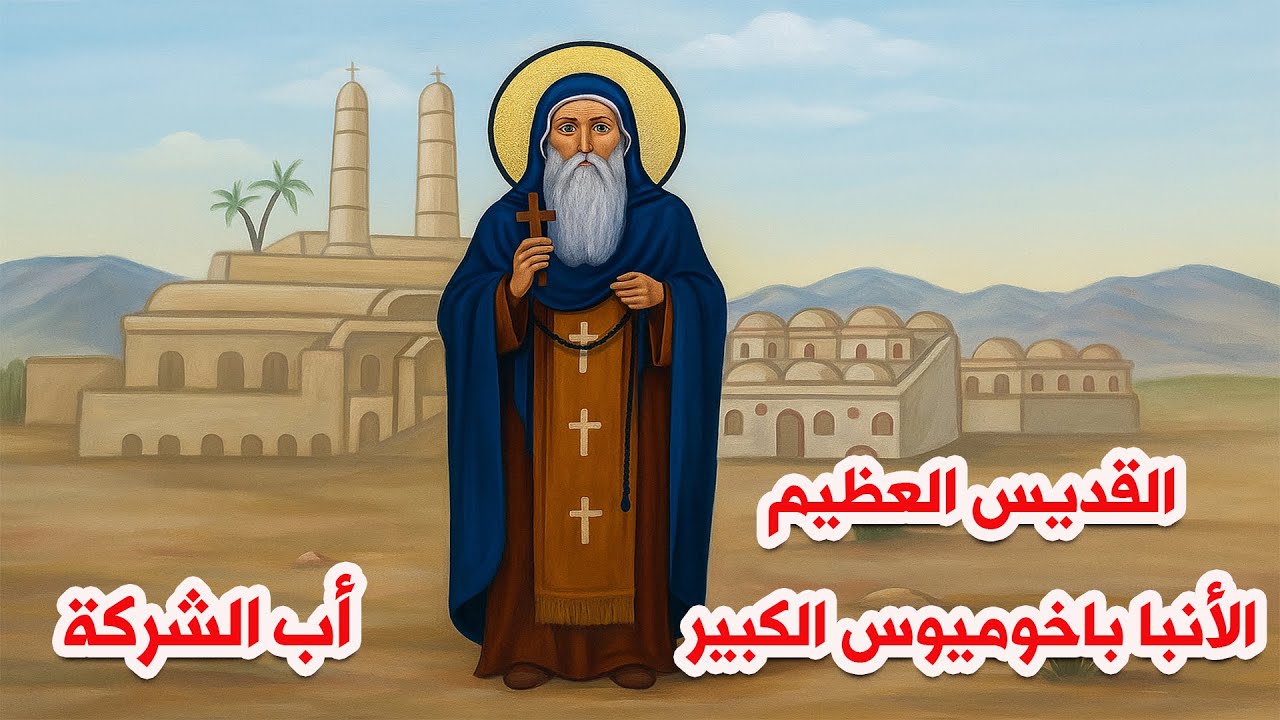 القديس العظيم   الأنبا باخوميوس الكبير  أب الشركة