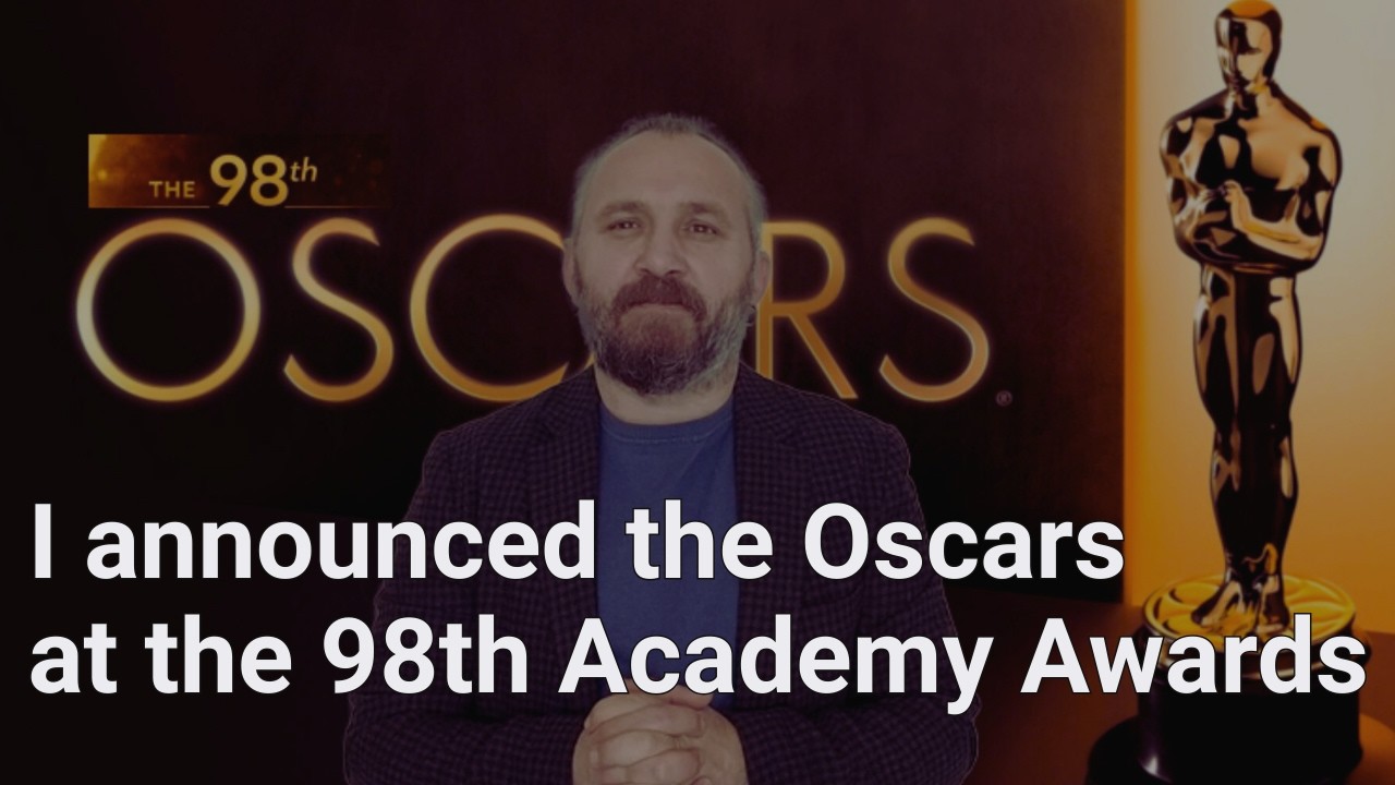 I announced the Oscars at the 98th Academy Awards in 2026