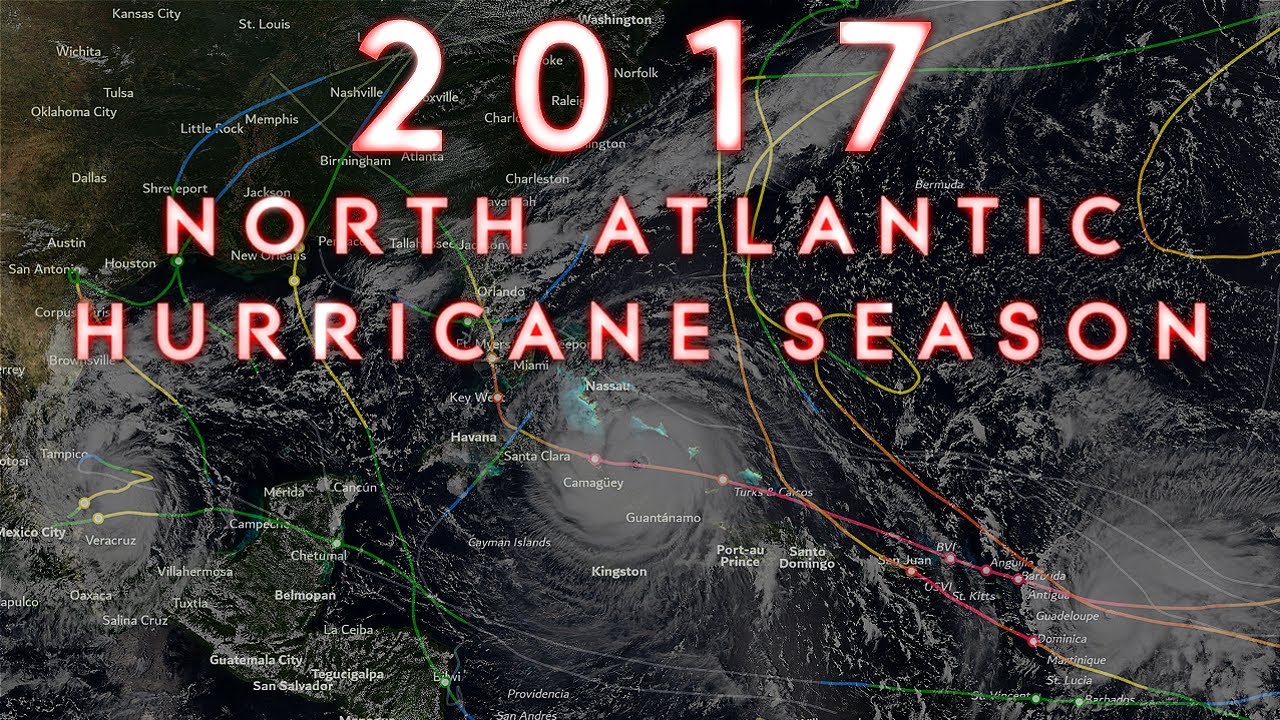 2017 Atlantic Hurricane Season Animation