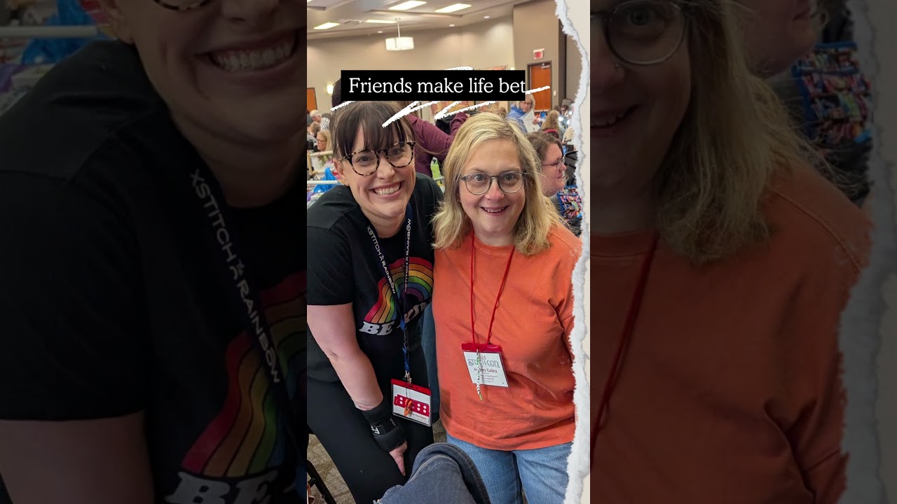 new friends at #stitchcon 2025