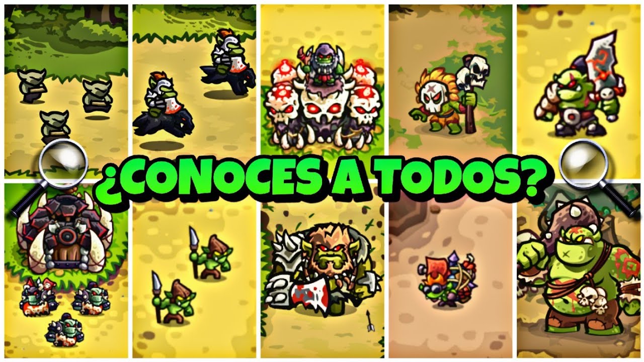 Todos los Duendes, Orcos y Ogros de la Saga Kingdom Rush || (Minienciclopedia)