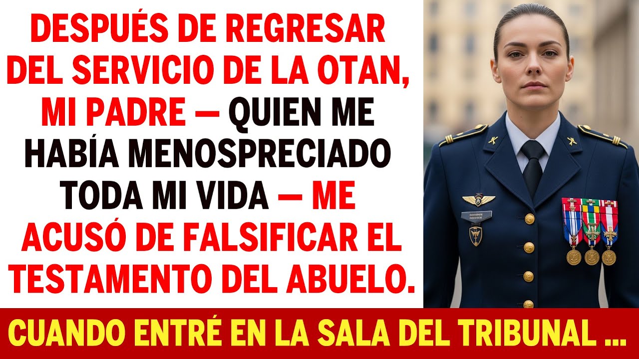 Regresé A Casa Tras Servir En La Otan, Sin Imaginar Que Mi Propio Padre Me Demandaría.