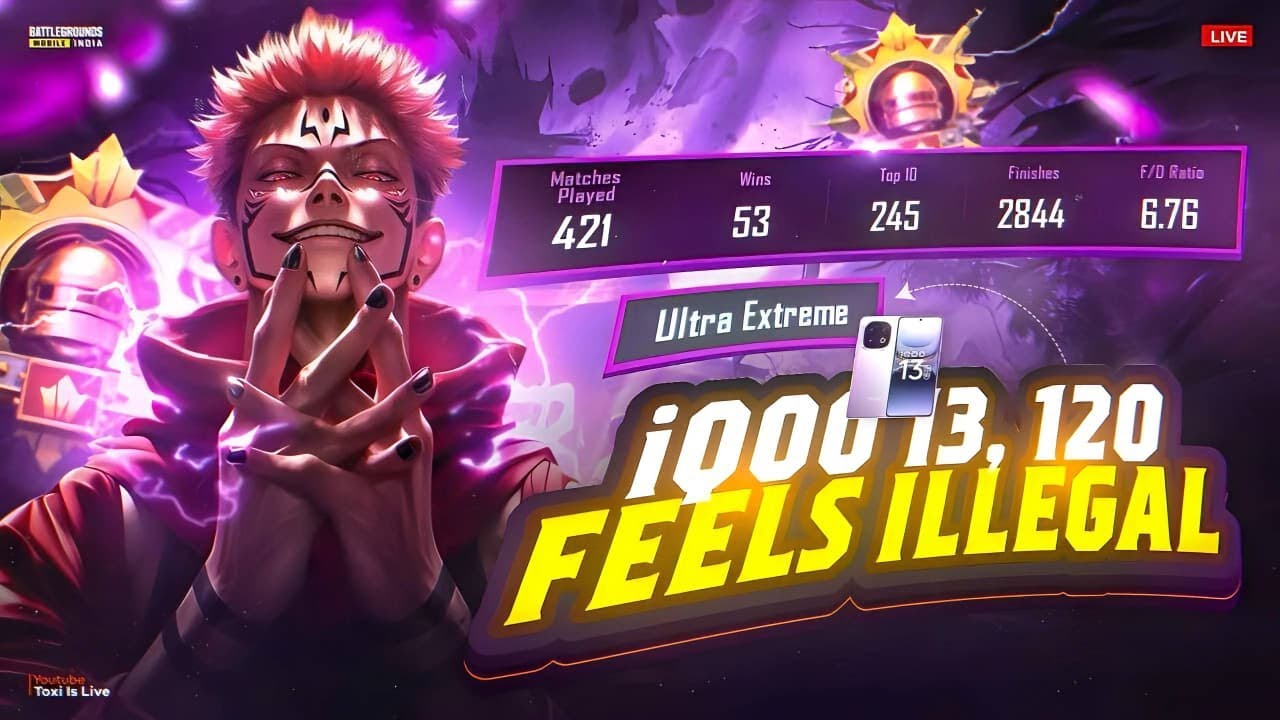 BGMI 4.2 UPDATE 🛑 IQOO 13 120 FPS CONQUEROR LOBBY
GAMEPLAY | IQOO 13 INDIA FASTEST PHONE LIVE PERFO
