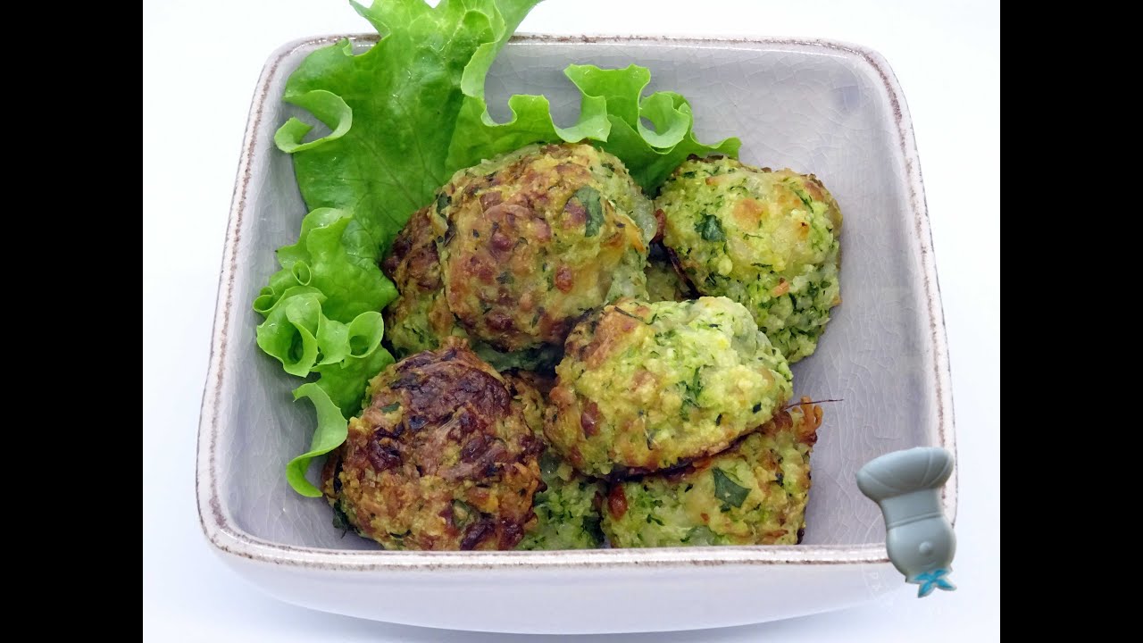 Recette de boulettes de courgettes au four