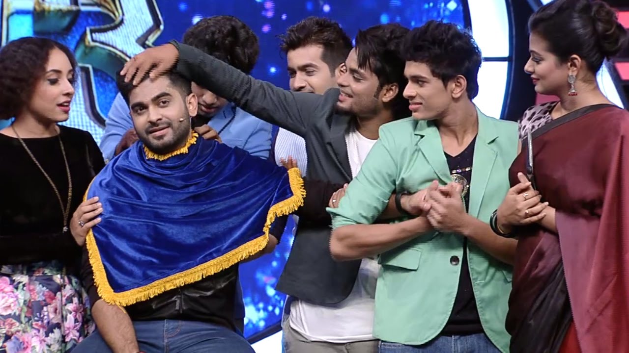 D3 D 4 Dance I Adil's hair cutting I Mazhavil Manorama