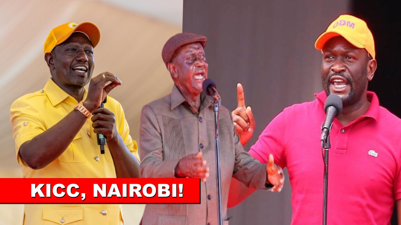 LIVE: Ruto, Oburu and other leaders at KICC for joint UDA - ODM Joint Parliamentary Group Meeting!
