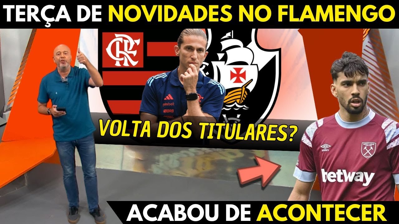 AGORA! COMISSÃO TÉCNICA ANALISA VOLTA DE TITULARES PRO CLÁSSICO! REVIRAVOLTA COM PAQUETA! NOVIDADES!