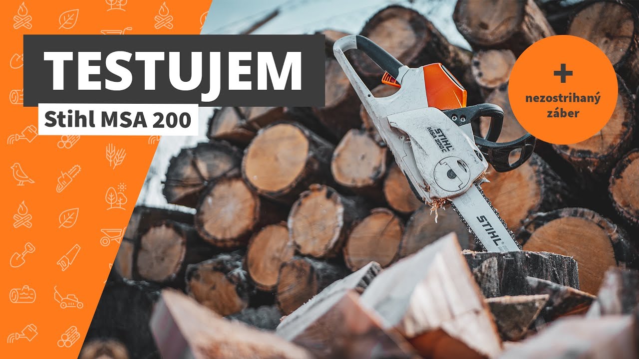 Záťažový test na Stihl MSA 200 | doveziem.to
