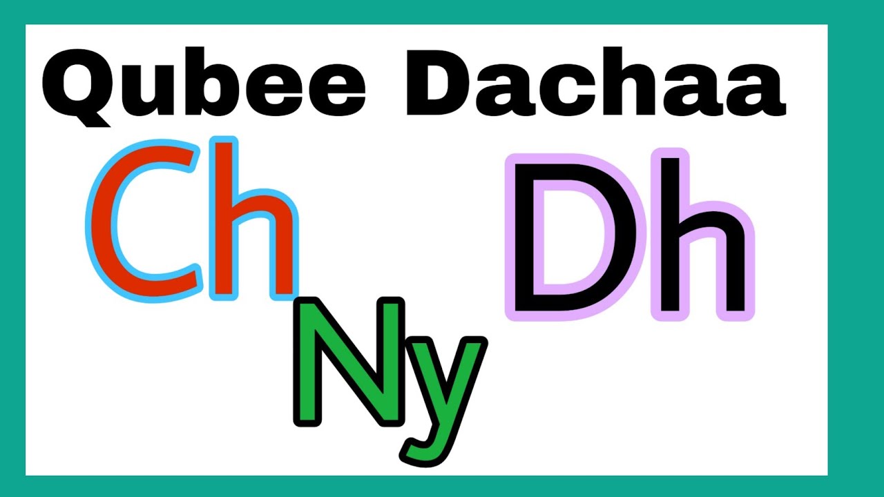 Qubee dachaa Afaan oromoo