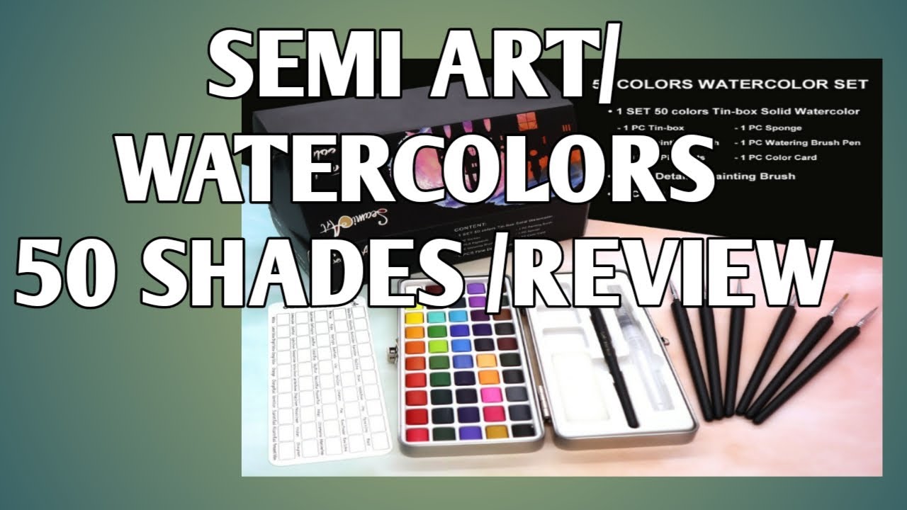 SEMIART WATER COLOR REVIEW