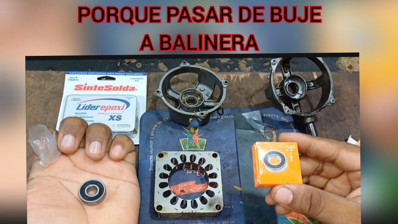 GUIA PASO A PASO CONVERTIR DE BUJES A BALINERAS.