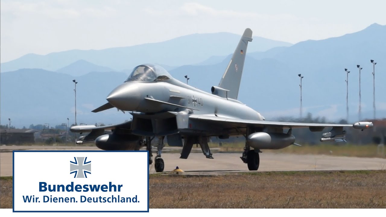 Eurofighter der Bundeswehr trainieren Luftkampf auf Sardinien