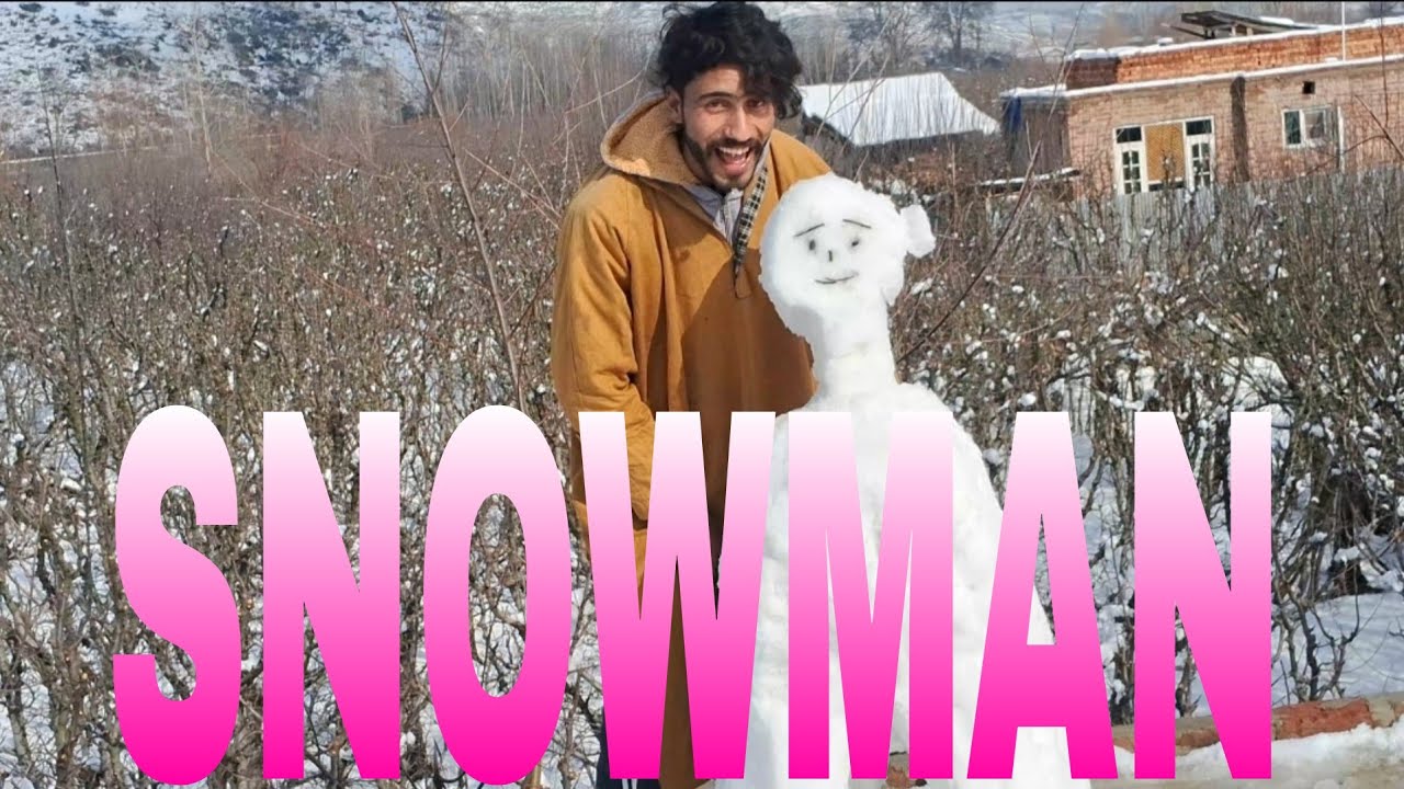 I CREATE A SNOWMAN ⛄️ #SNOW #vlog ##vloglife #vlogging 