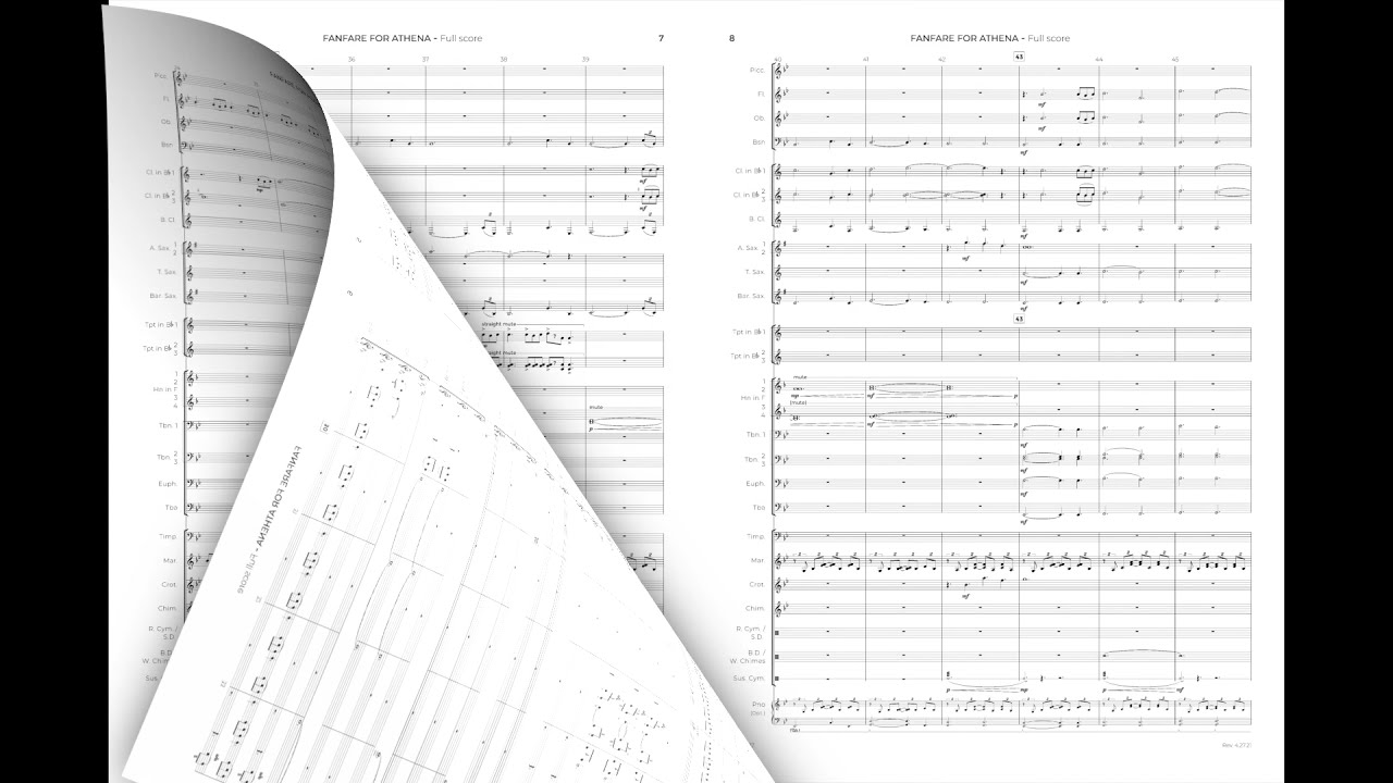 FANFARE FOR ATHENA by Tyler S. Grant (Concert Band, Grade 4)