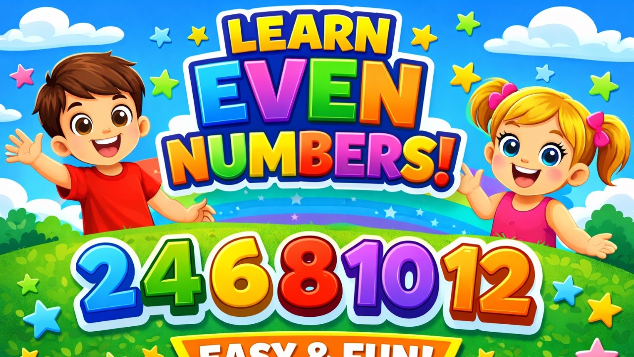 How to Count Even Numbers | Learn Even Numbers for Kids