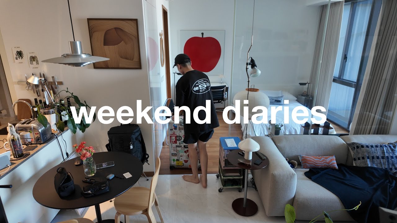 weekend before travelling, apartment interior update | weekend diaries