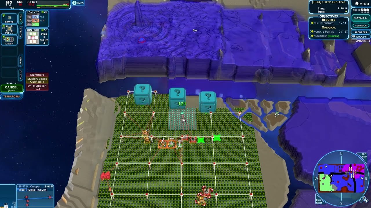 Creep and Teat  Creeper World 4. time to open some boxes !!! part 1