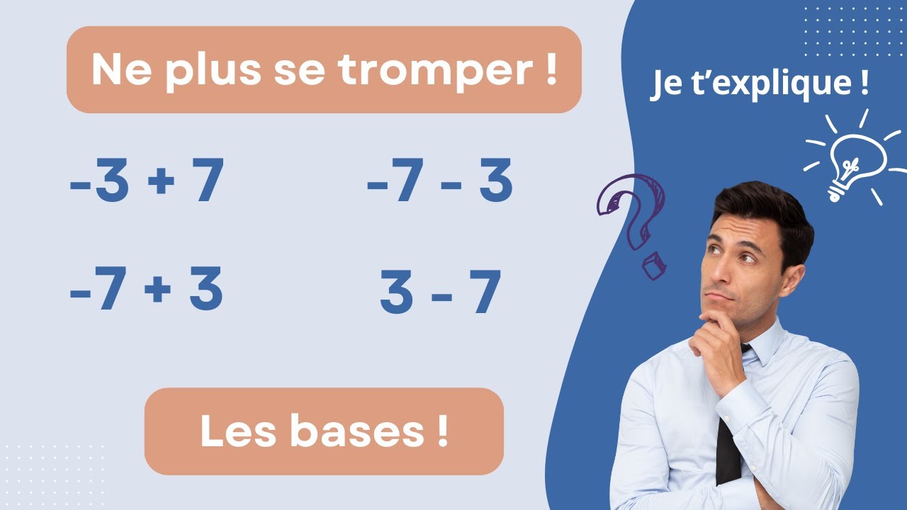 Comment calculer une somme alg&eacute;brique | Ne commets plus de faute