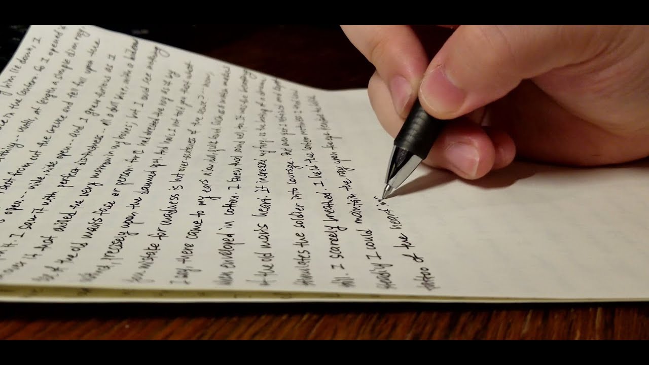 ASMR Writing sounds (no talking, pencil, pens, 1 hour)