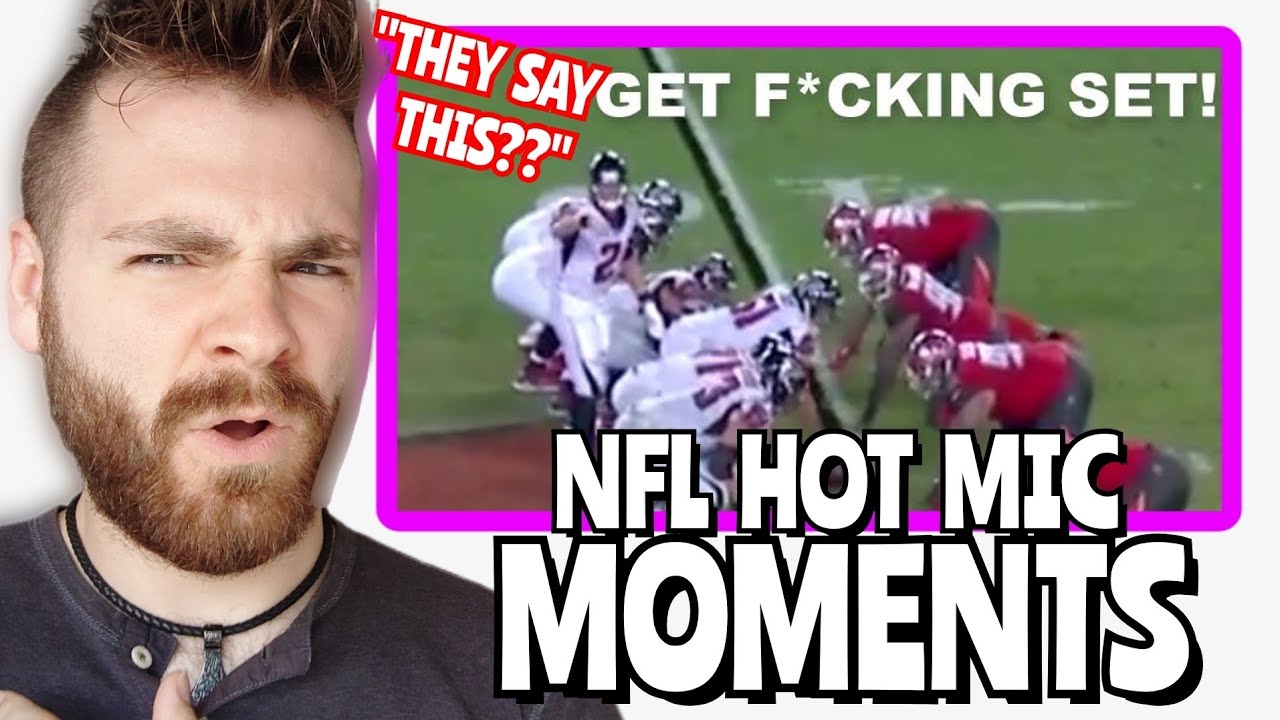 BRITISH Guy REACTS to NFL *BEST* HOT MIC MOMENTS! | REACTION!