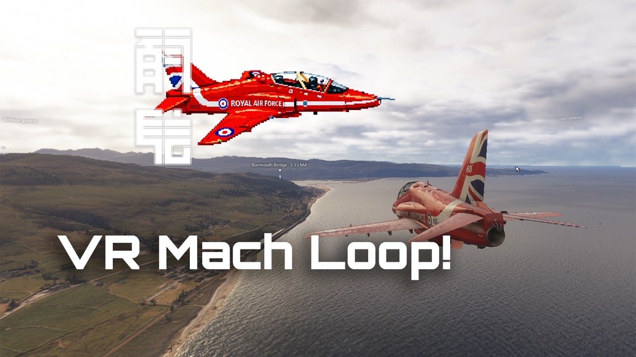 MSFS24 VR | Петля Hawk Mach Loop с Pimax Crystal Super!