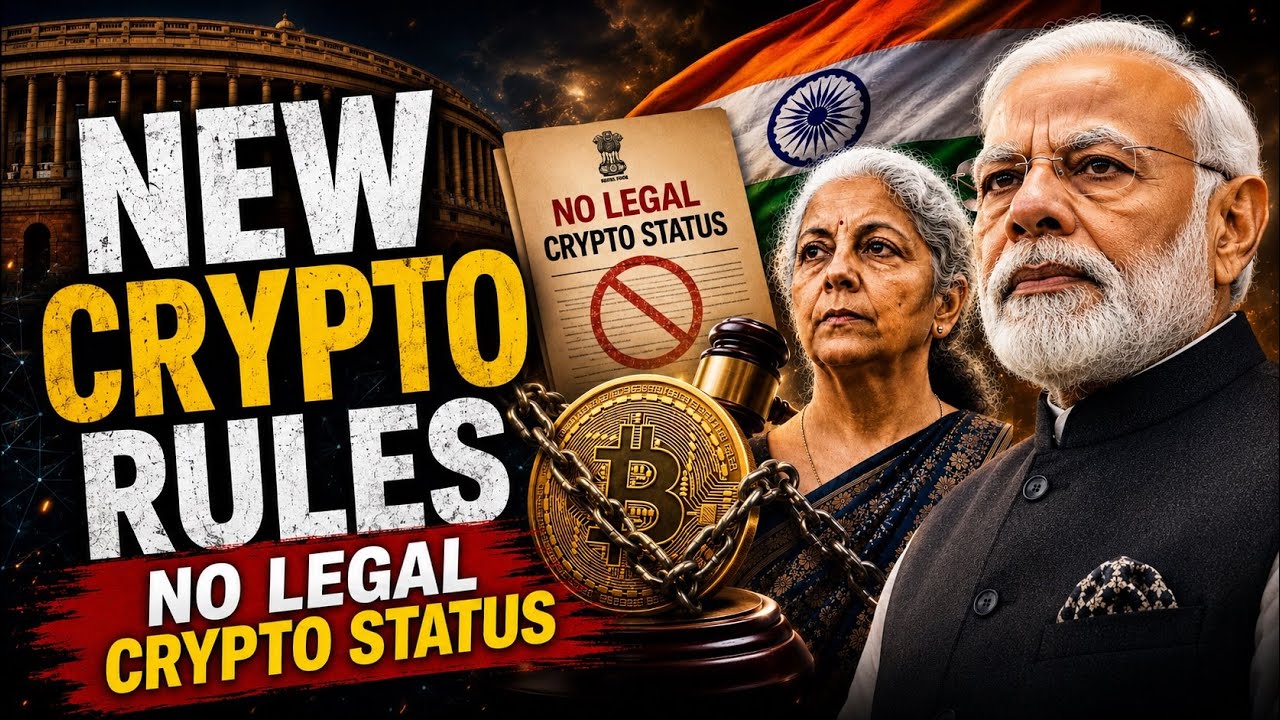 🚨 INDIA'S NEW CRYPTO RULES EXPLAINED!!
