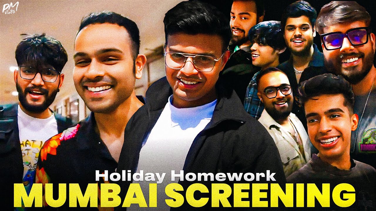HOLIDAY HOMEWORK MUMBAI SCREENING BEHIND THE SCENES w/@ZaidZIZ @FING. @DankRishu @arpitbaala