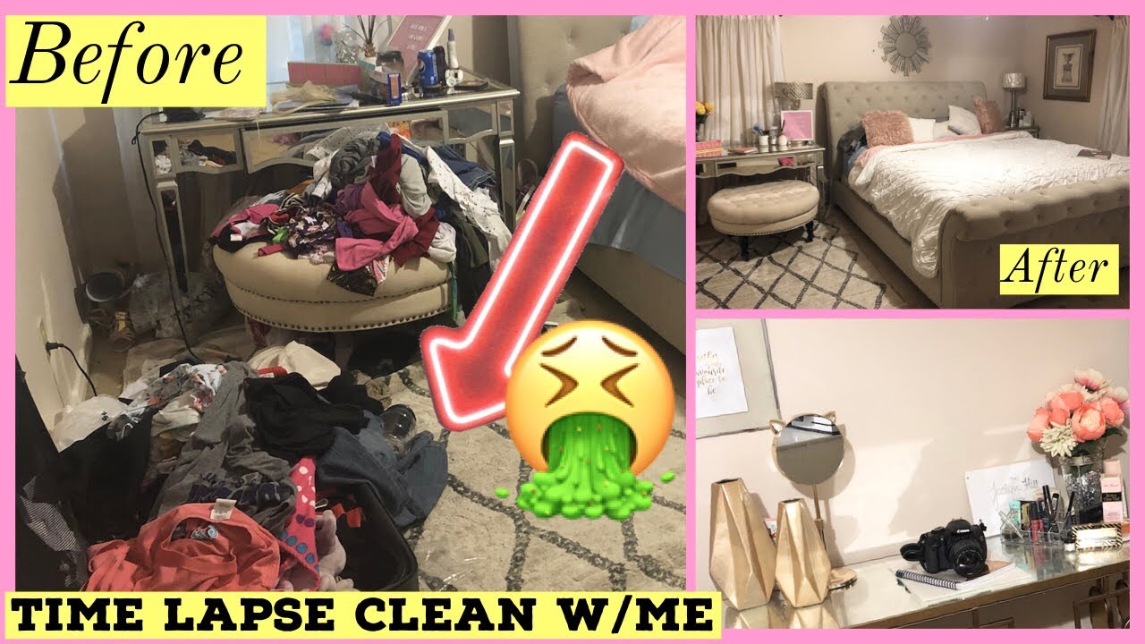 Time Lapse Cleaning My Room 2019