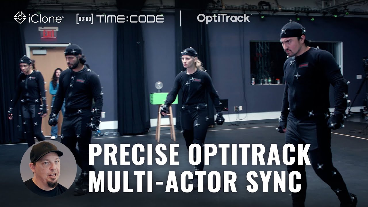 OptiTrack Stunt Mocap: Multi-Actor Capture Synced with Timecode | iClone 8