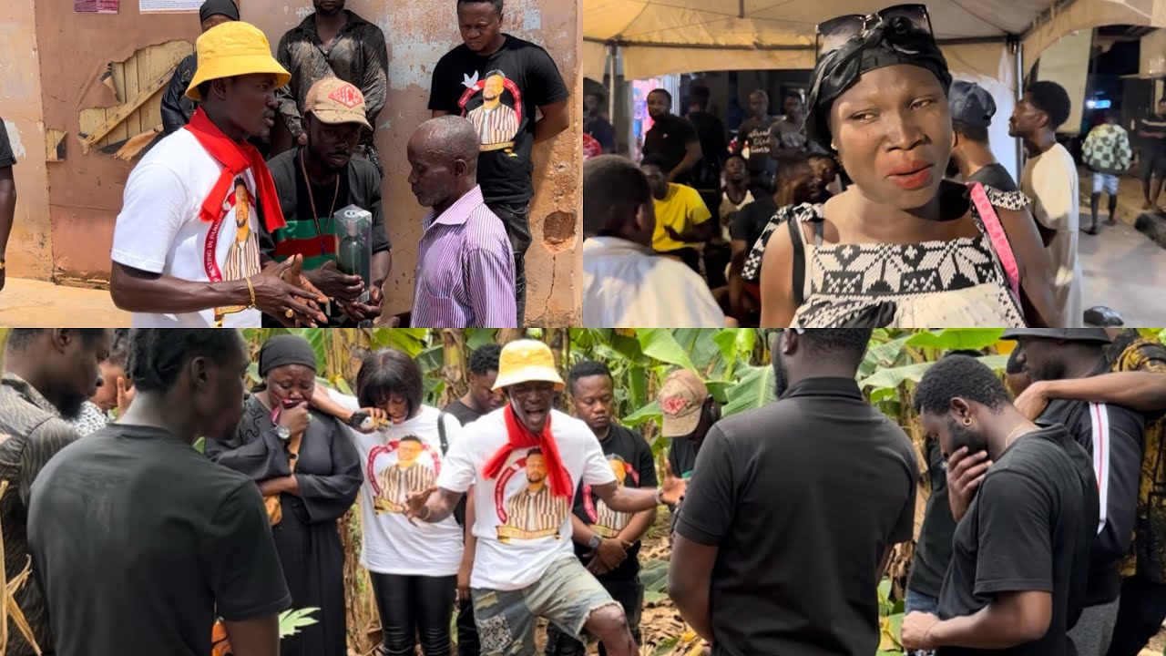 MAMA ANGE,JAY BAD & CO😢🥰PUL UP AT GUNSHOT JNR BROTHER’S YEAR ANNIVERSARY(OPOLOCKA) WATCH WHAT HAPP