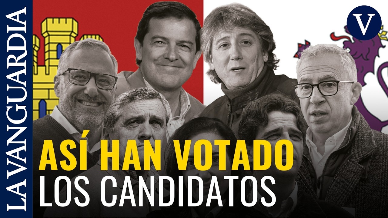 15M | Los votos y últimas palabras de los candidatos a la presidencia de Castilla y León