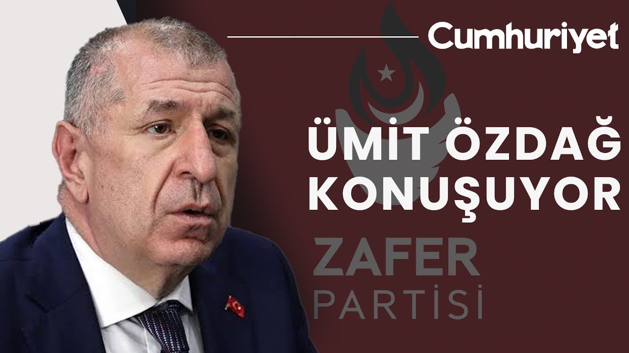 #CANLI | Zafer Partisi Genel Başkanı Ümit Özdağ açıklama yapıyor