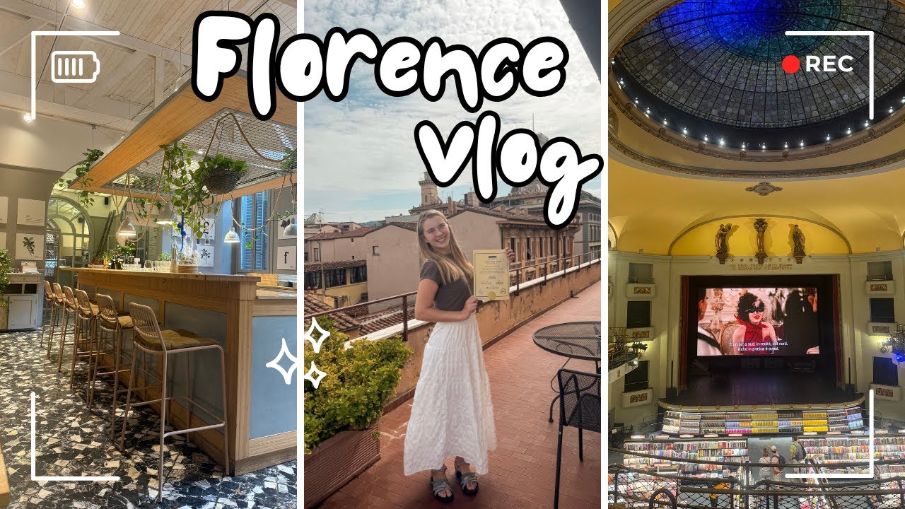 LAST DAYS STUDYING IN FLORENCE, ITALY! STUDY ABROAD IN EUROPE 2025 VLOG